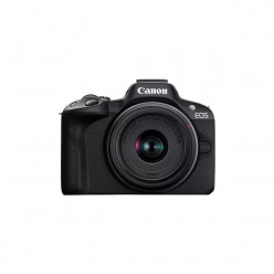 Mirrorless Camera CANON EOS R50 + RF-S 18-45 f/4.5-6.3 IS STM Black  (5811C033)